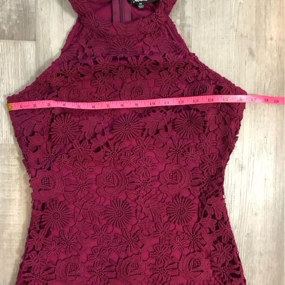 Lulus Love PoemMagenta dress size medium - Picture 10 of 16
